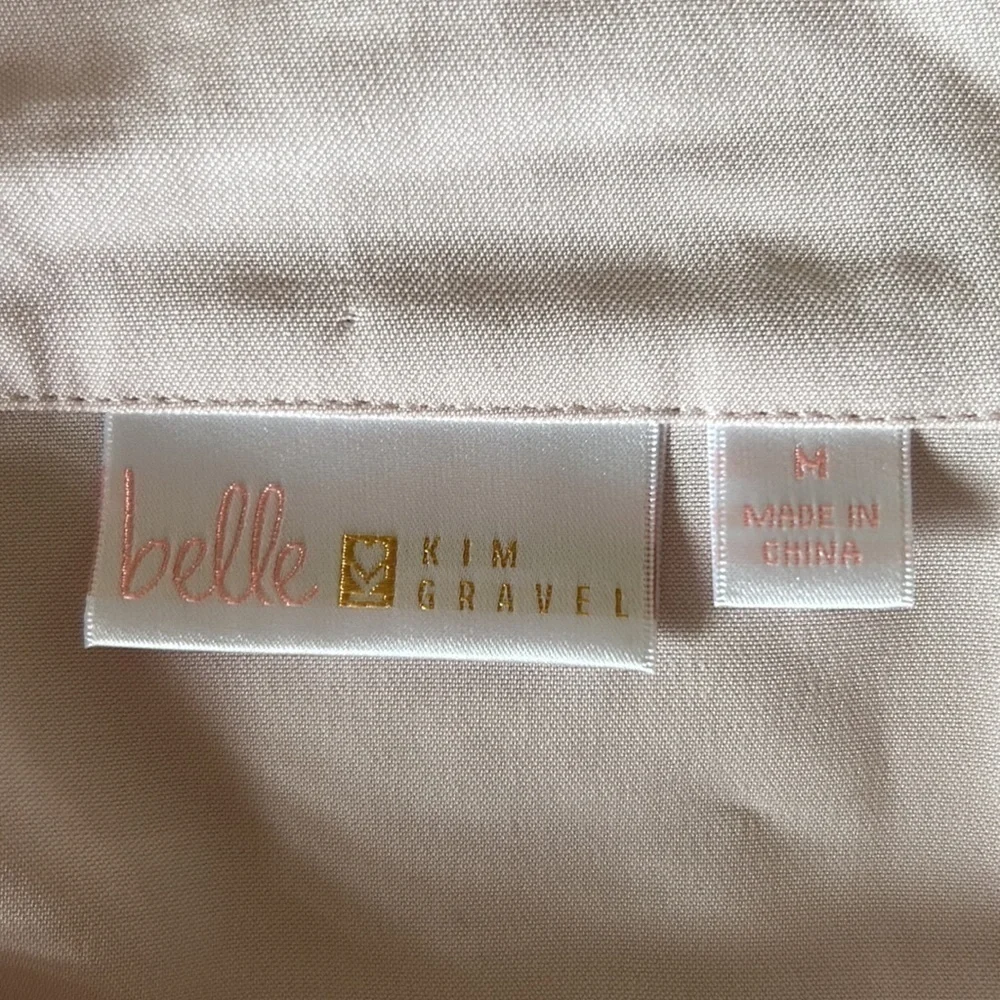 Belle by Kim Gravel Twill Utility Jacket in Pink Quartz Size Medium - Picture 10 of 12